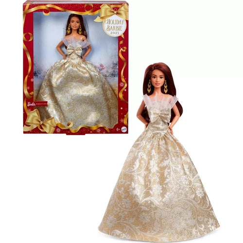 Barbie Signature Holiday Barbie 2025 Brunette Latina