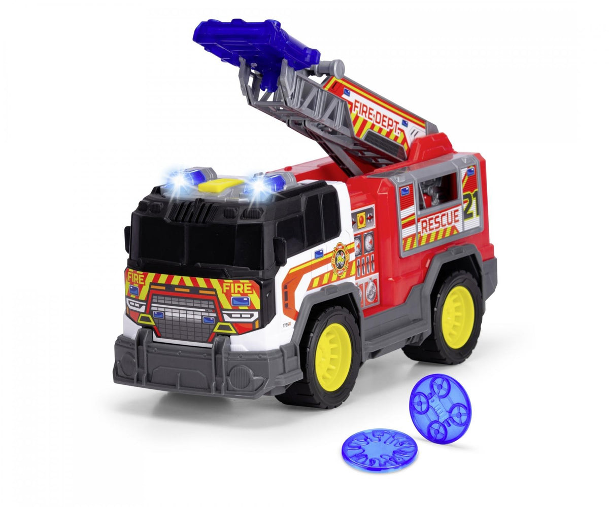 Dickie Toys Fire Rescue Unit Light &amp; Sound Disc Shooter