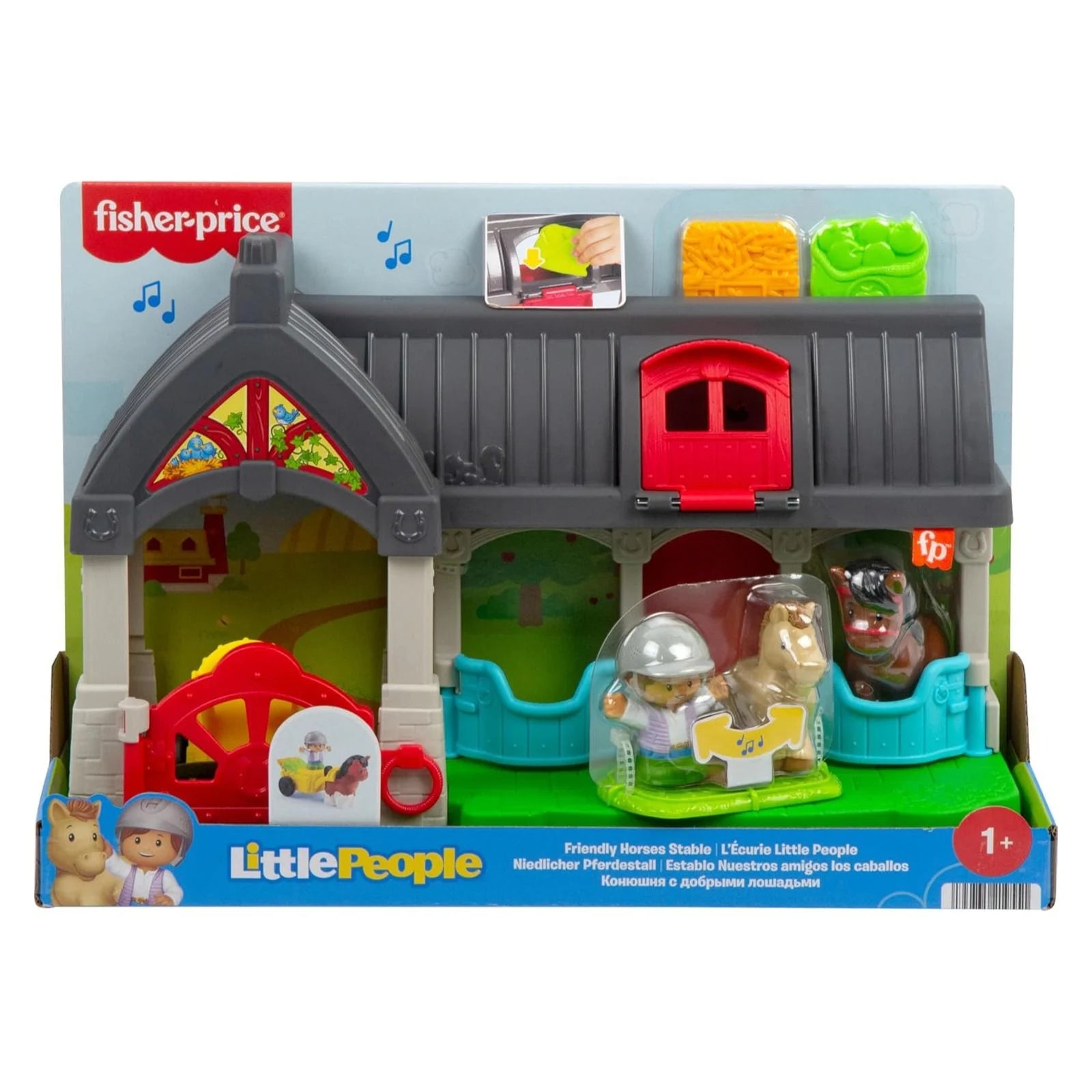 Fisher Price Little People Friendly Horses Stable Playset