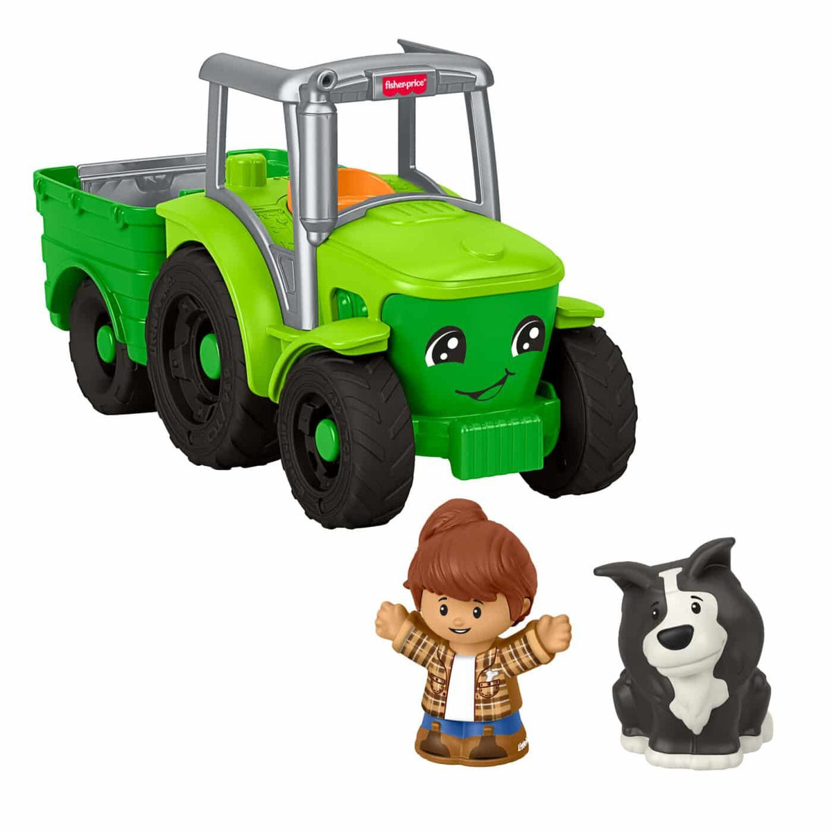Fisher Price Little People Push &amp; Play Tractor