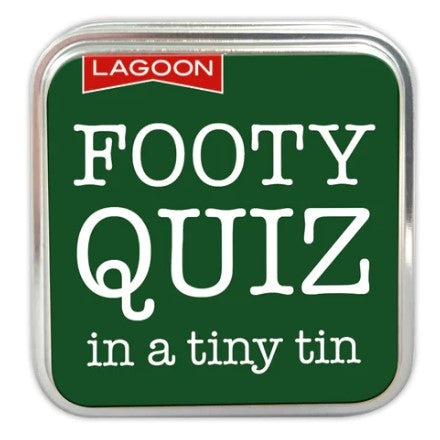 Tabletop Fun In A Tiny Tin - Footy Quiz