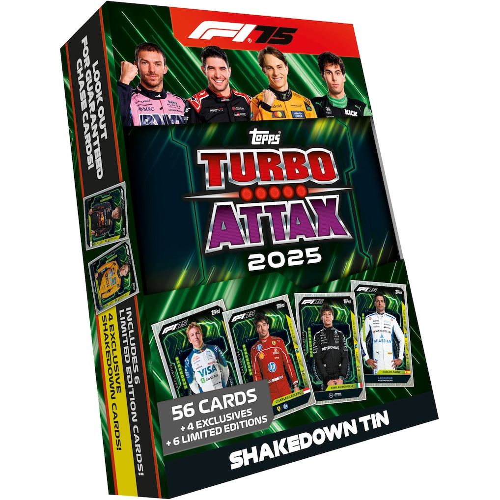 F1 Turbo Attax 2025 Mega Tin
