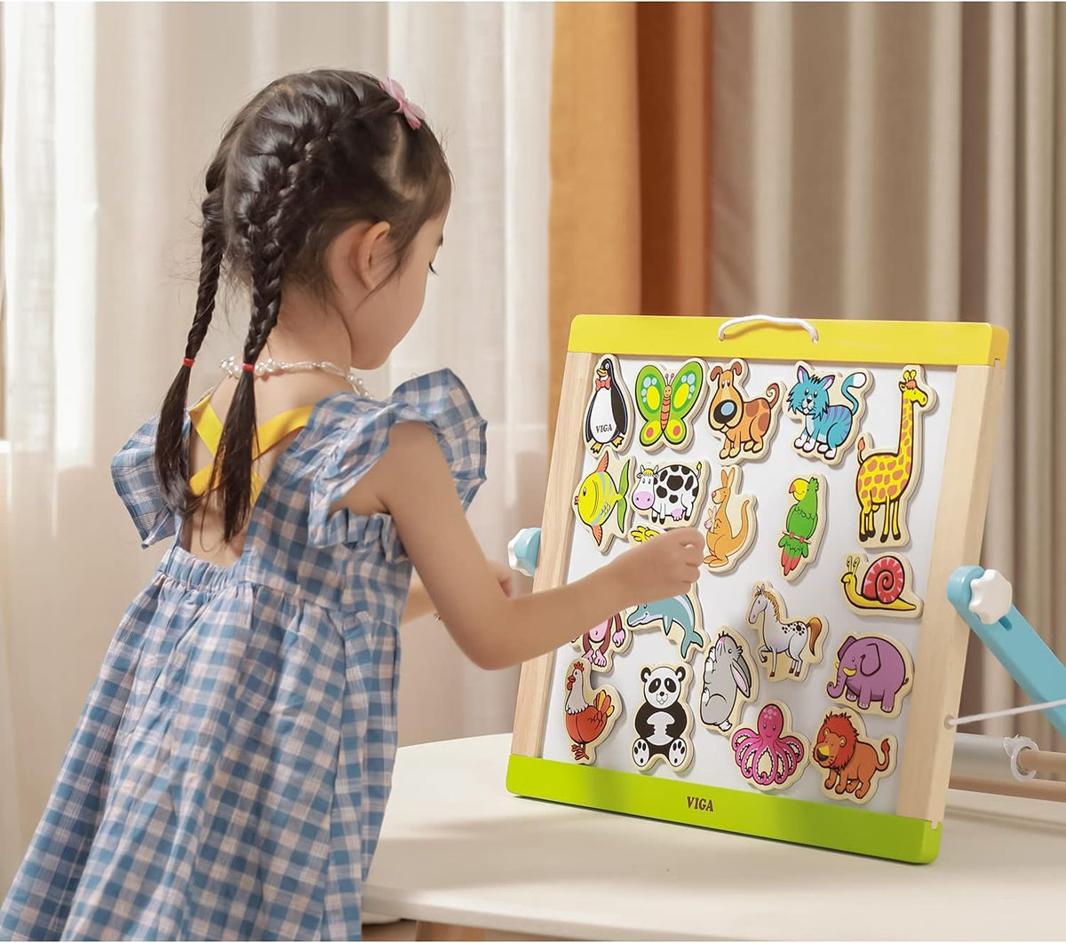 Fun Factory Wooden Magnetic Animals 20Pc