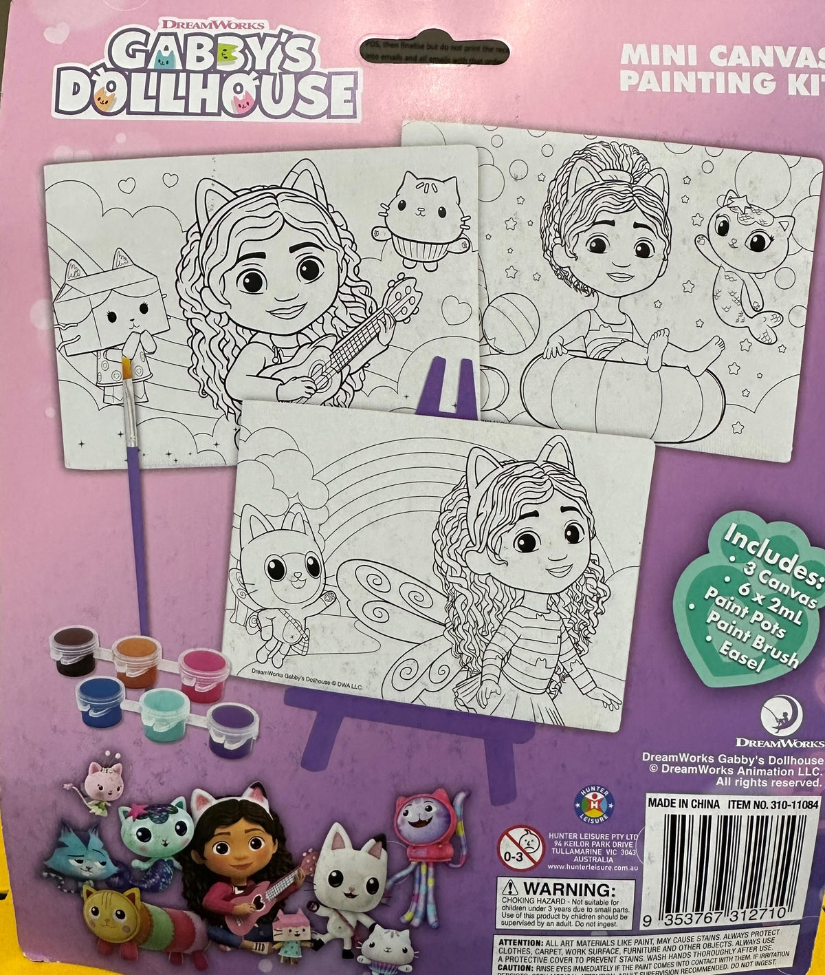 Gabby&#39;s Dollhouse Mini Canvas Painting Kit