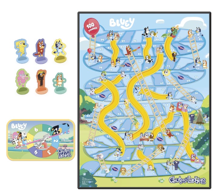 Bluey Chutes and Ladders Game