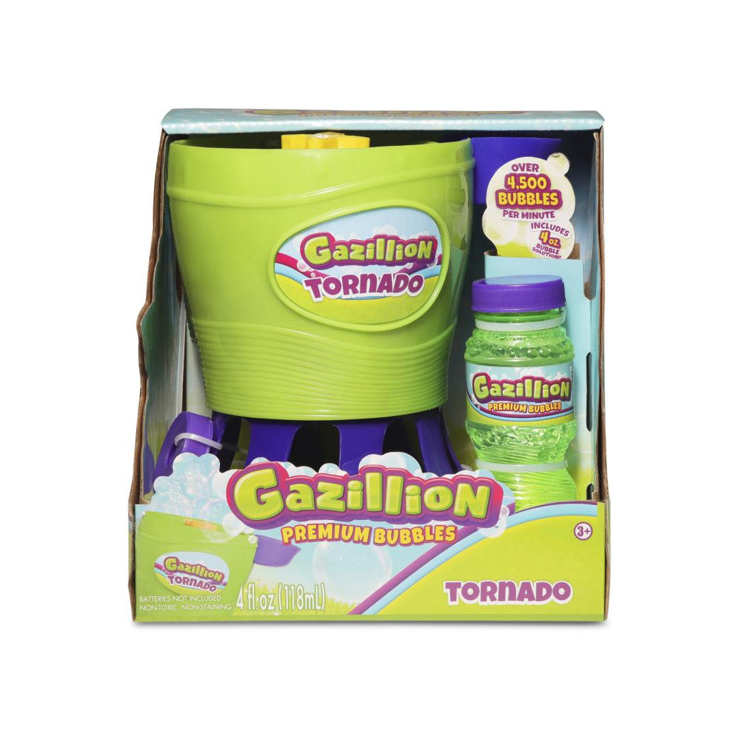 Gazillion Tornado Bubble Machine Requires 4xAA Batteries