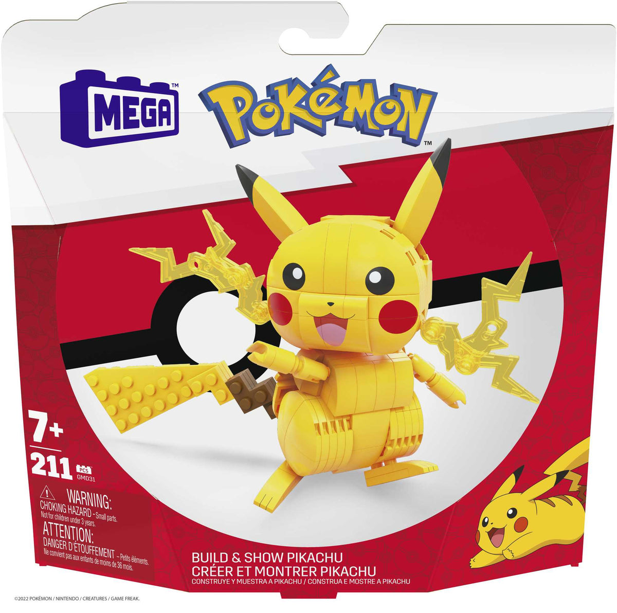 Mega Construx Pokemon Build and Show - Pikachu