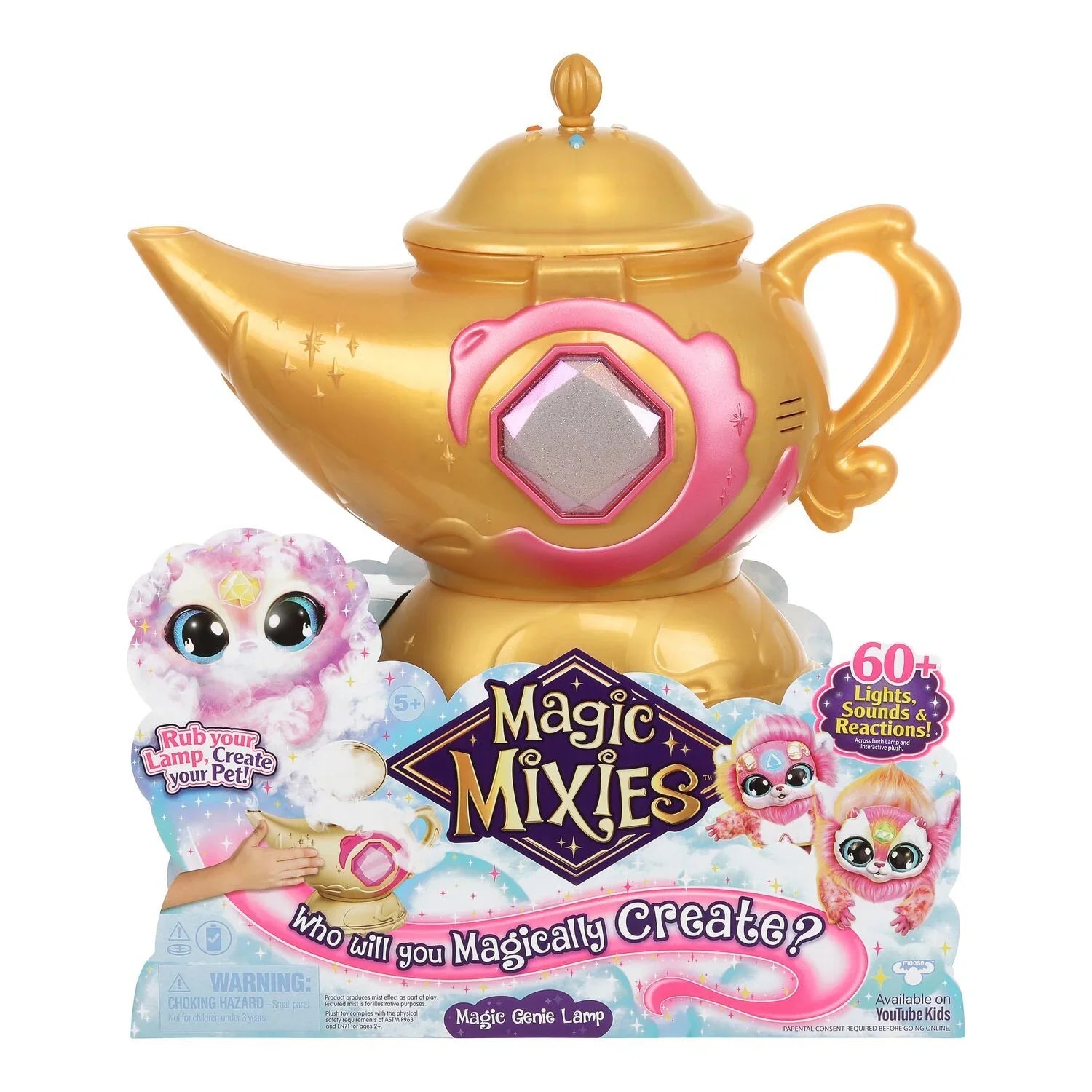 Magic Mixies S3 Genie Lamp Pink 6 x AA batteries included
