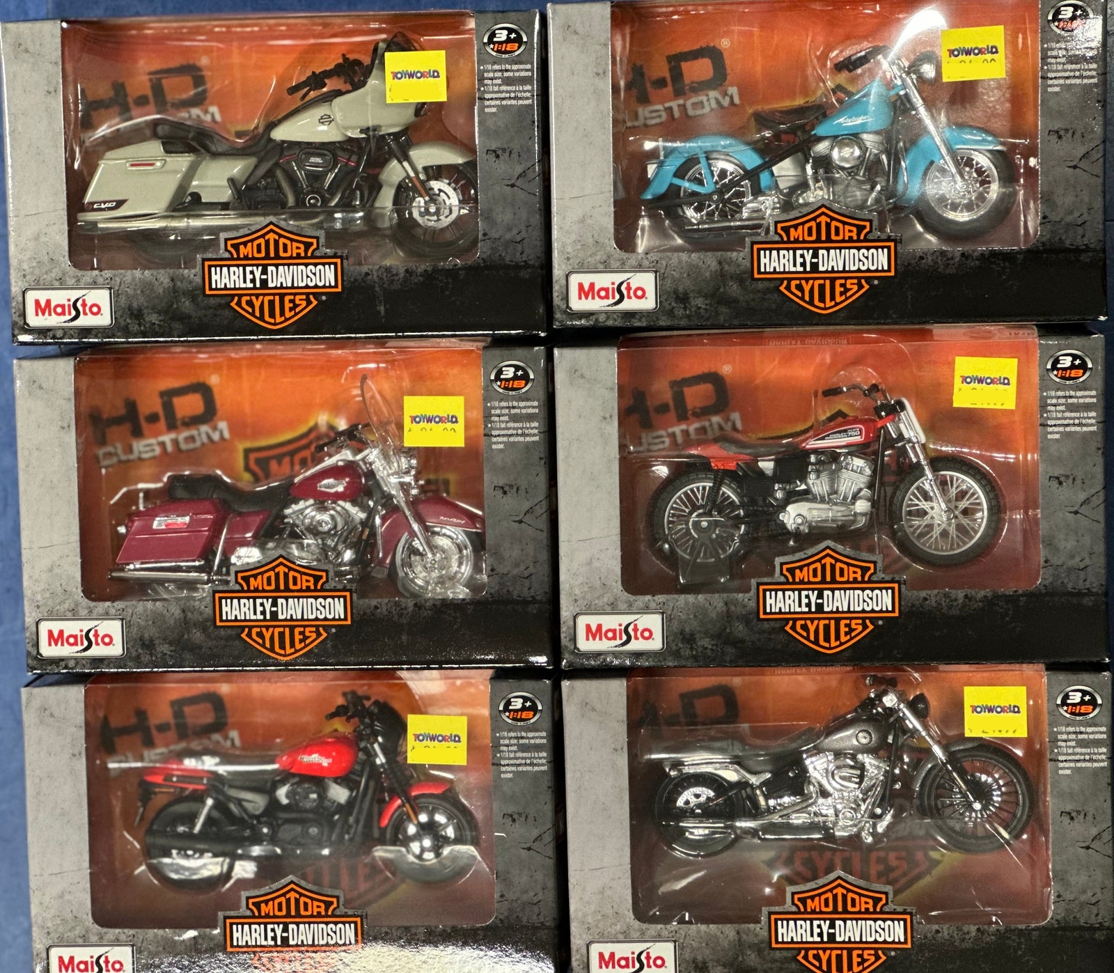 Maisto 1/18 Harley Davidson Motorcycle Series 40 Asstd Designs