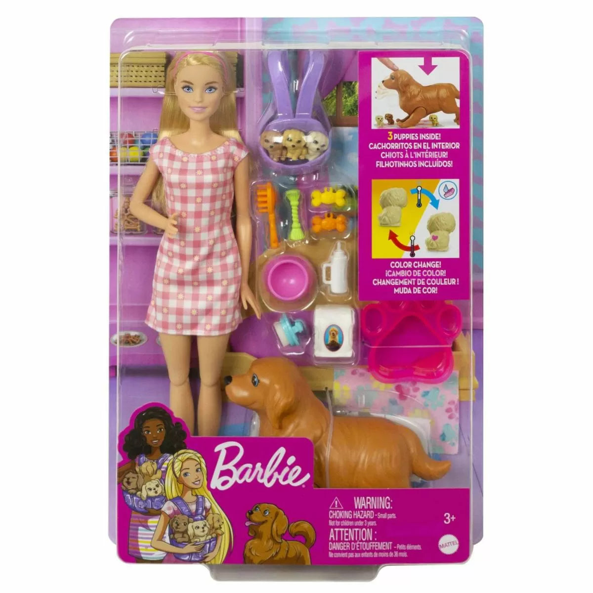 Barbie Doll Newborn Pets HCK75