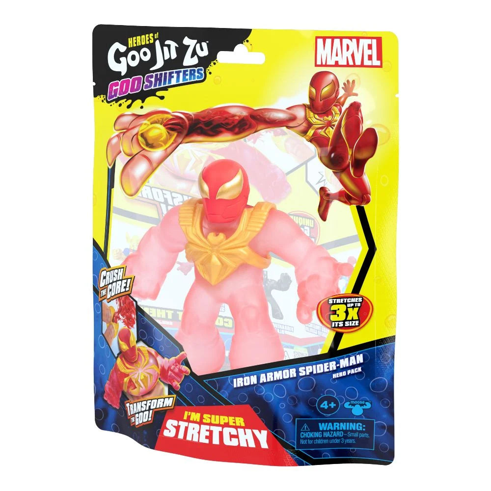 Goo Jit Zu Marvel S8 Goo Shifters Iron Armor Spider-Man
