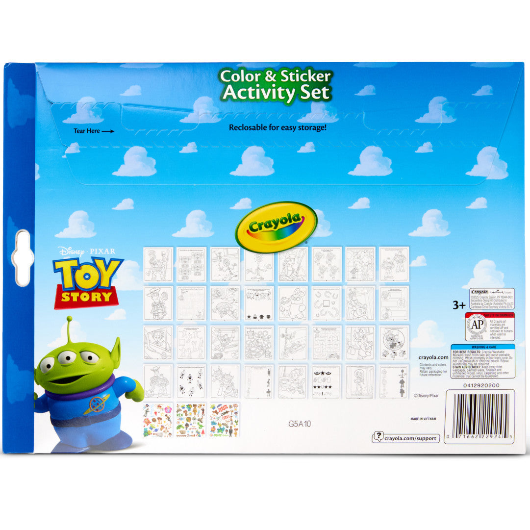 Crayola Color &amp; Sticker Activity Set TOY STORY
