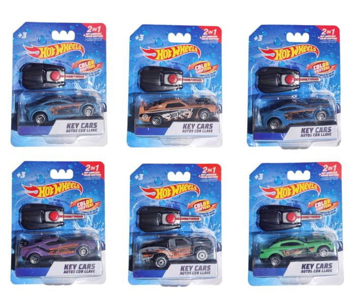 Hot Wheels Colour Shift Key Cars Assorted