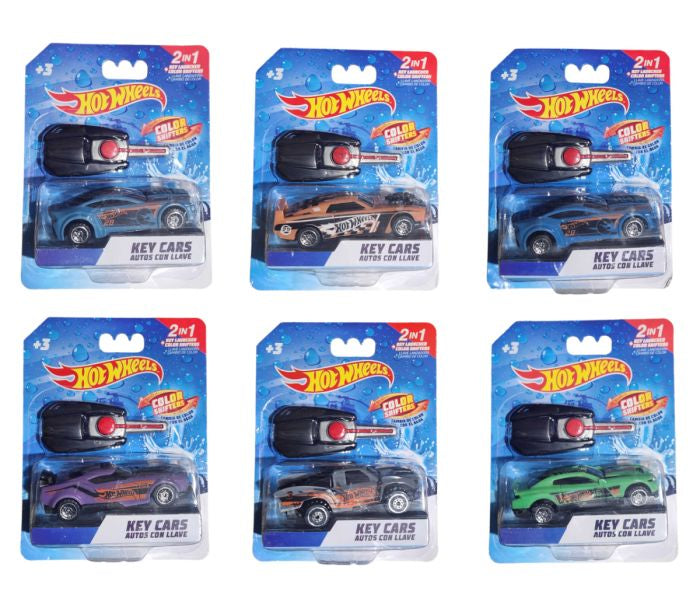Hot Wheels Colour Shift Key Cars Assorted