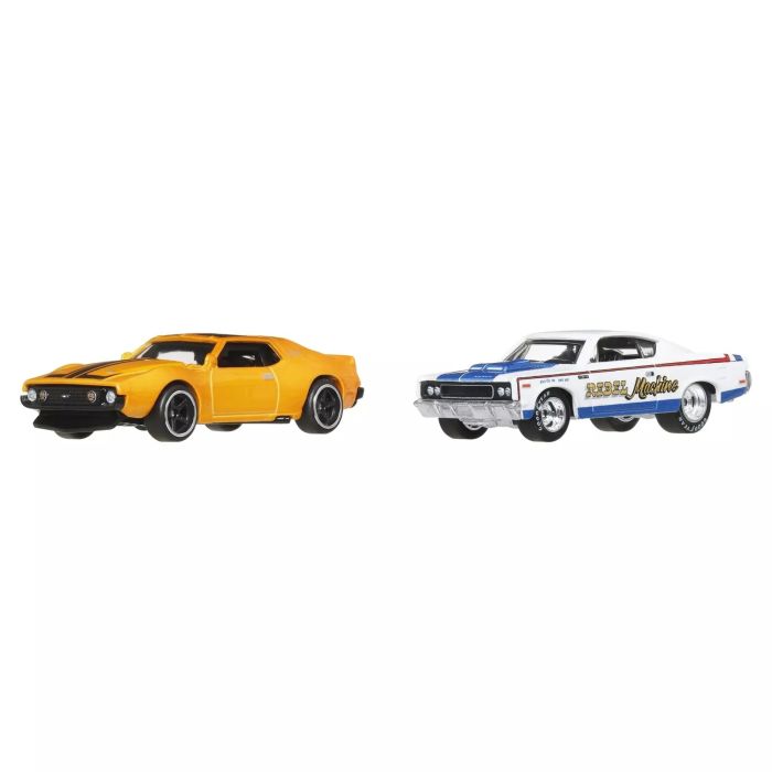Hot Wheels Premium 2pk Cars &#39;71 AMC Javelin / AMC Rebel Machine