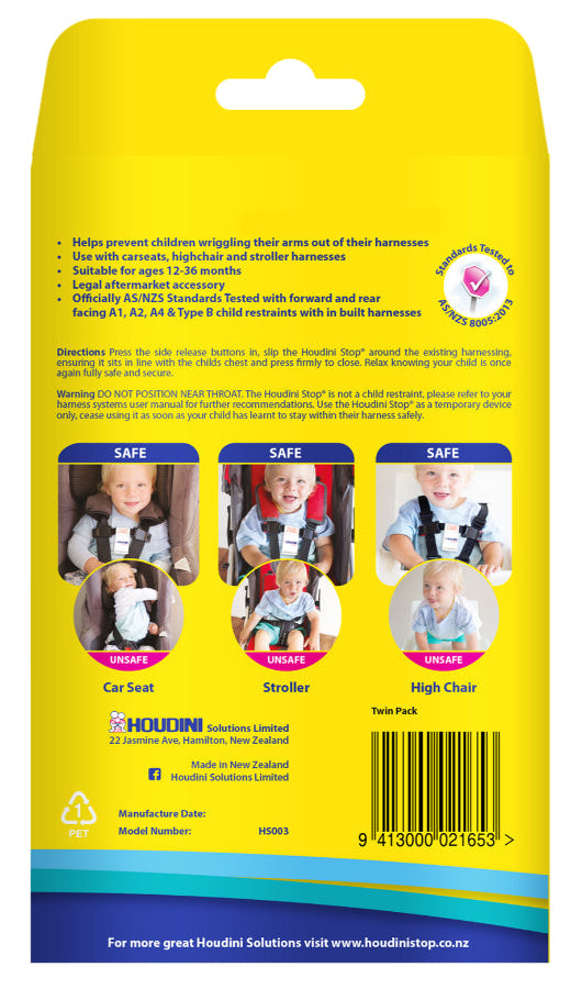Houdini Stop Twin Pack New Design