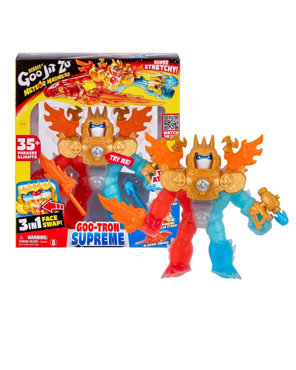 Goo Jit Zu Meteor Madness Goo-Tron Supreme Demo Battery Included