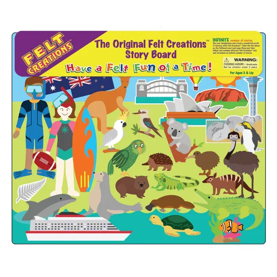 Felt Creations Explore Australia / New Zealand