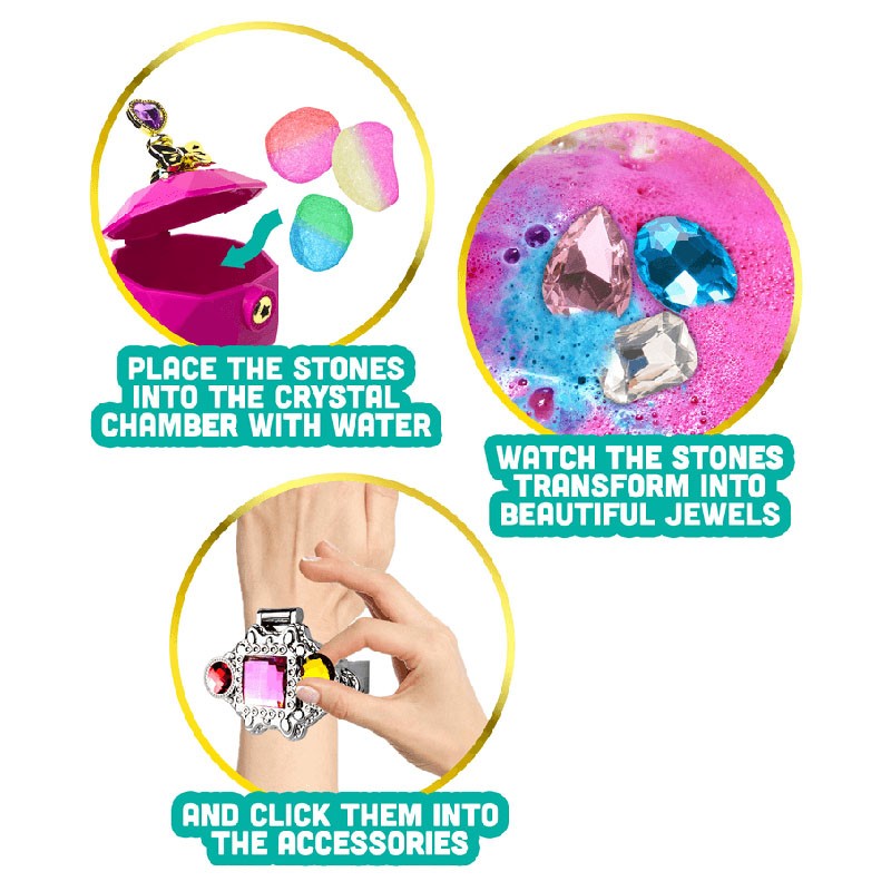 Jewel Secrets Crystal magic Ring Set Assorted