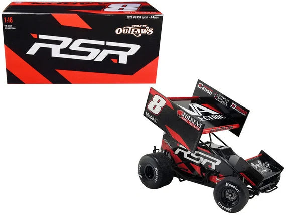 1/18 Sprint Car 2023 #8 Aaron Reutzel