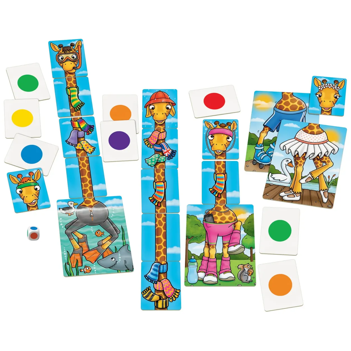 Orchard Toys Giraffes In Scarves Game