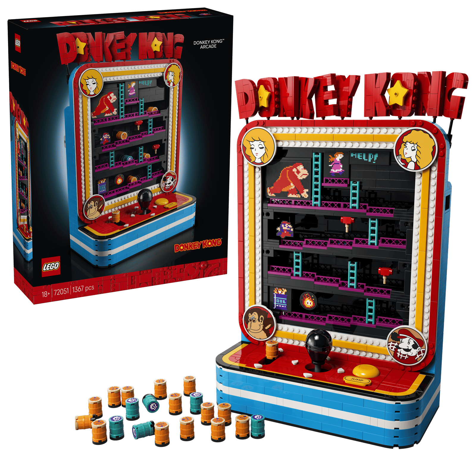 Lego 72051 Super Mario Donkey Kong Arcade Game