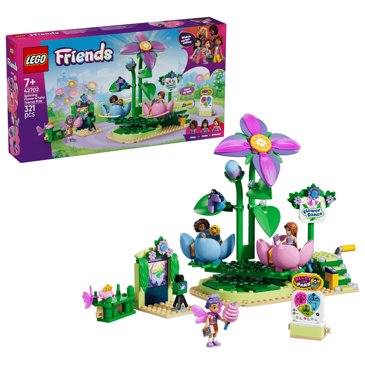 Lego 42702 Friends Spinning Flower &amp; Fairy Teacup Ride