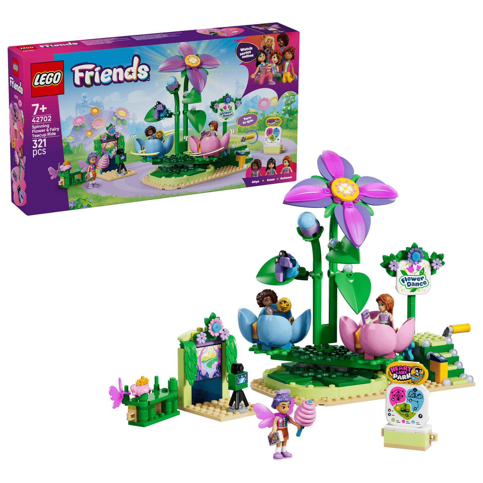 Lego 42702 Friends Spinning Flower & Fairy Teacup Ride