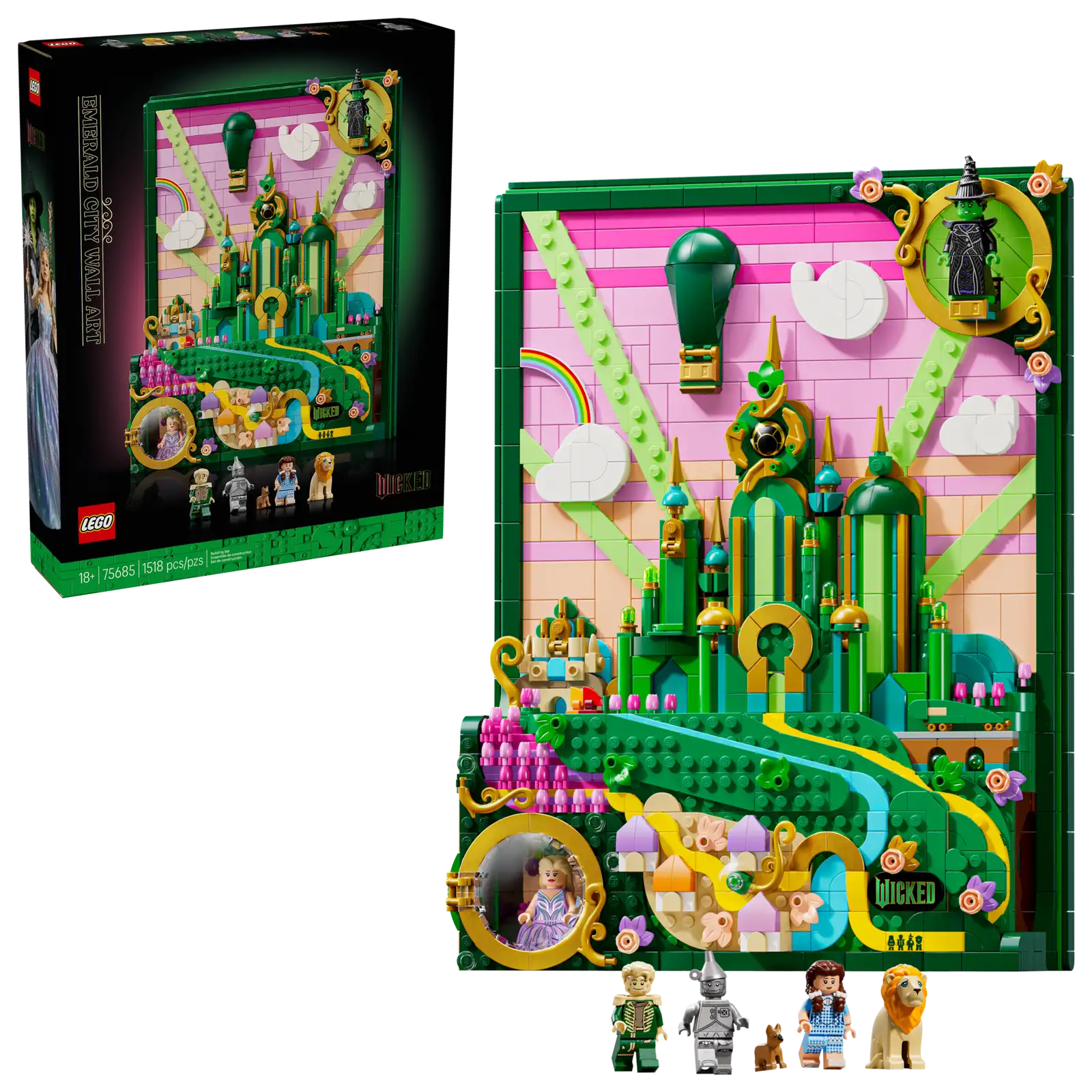 Lego 75685 Wicked Emerald City Wall Art Of OZ
