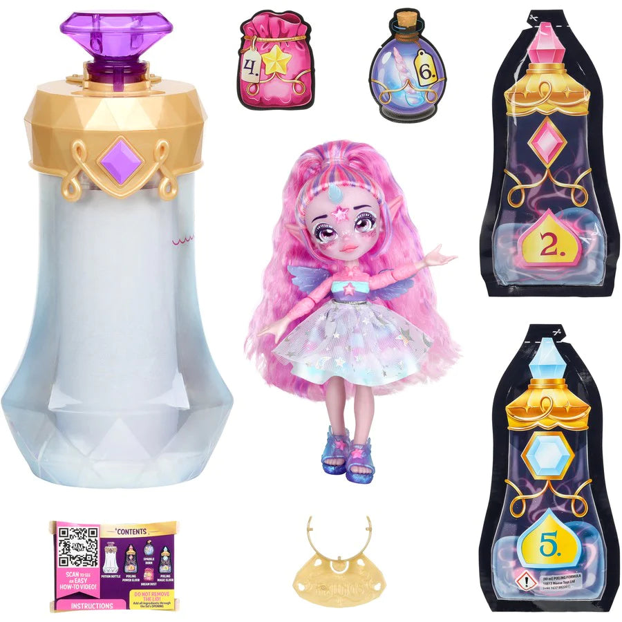 Magic Mixies Pixlings Doll S1 Unia The Unicorn Purple Diamond