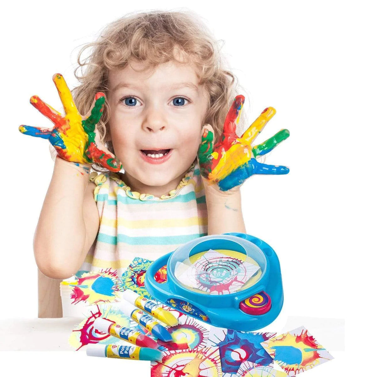 PLAYGO TOYS ENT. LTD.  Paint Art Whirlpool 17pc