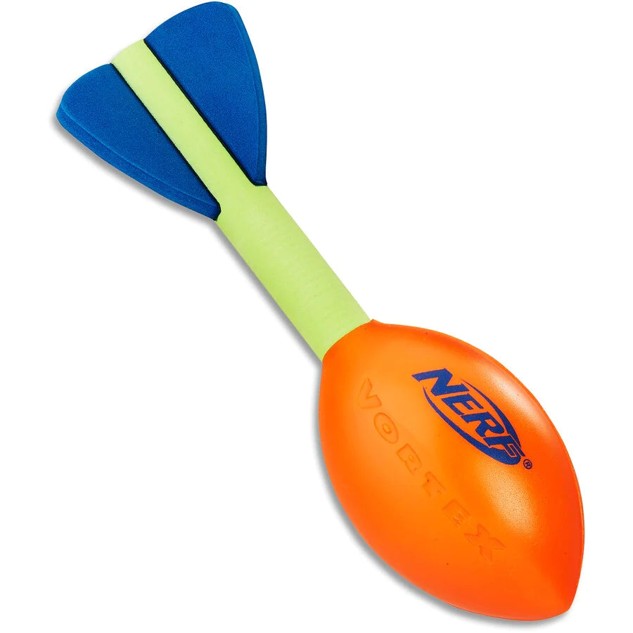 Nerf Pocket Aero Howler Vortex Flyer Orange Ball Blue Fins