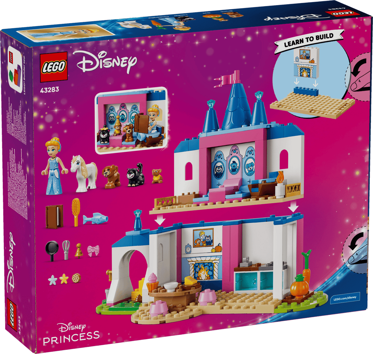 Lego 43283 Disney Princess Cinderella Animal Friends Castle