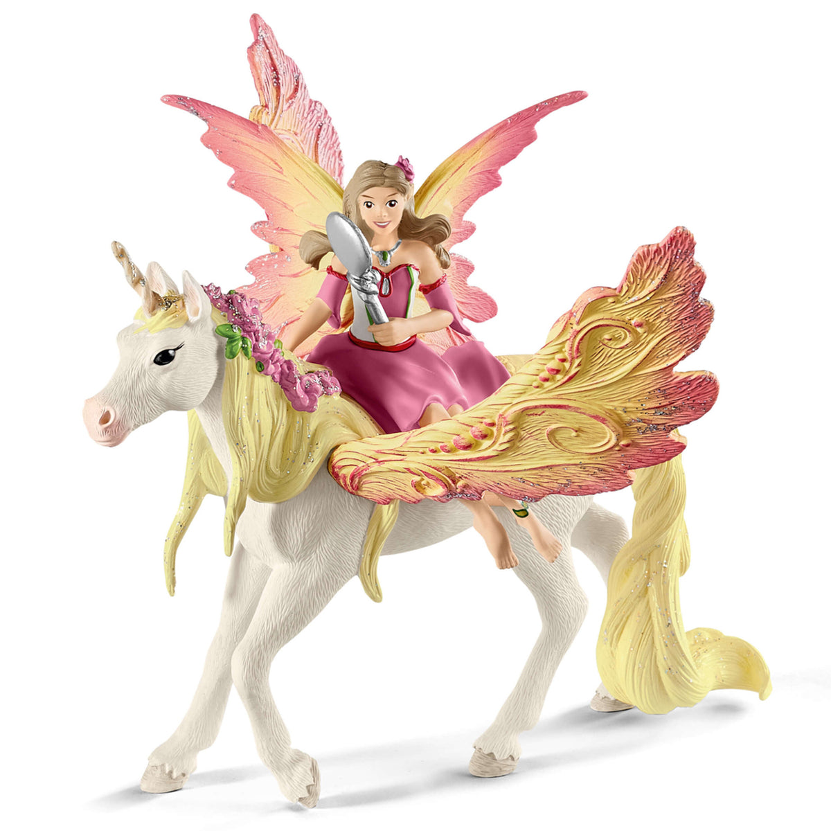 SC70568 Schleich Bayala Fairy Feya with Pegasus Unicorn