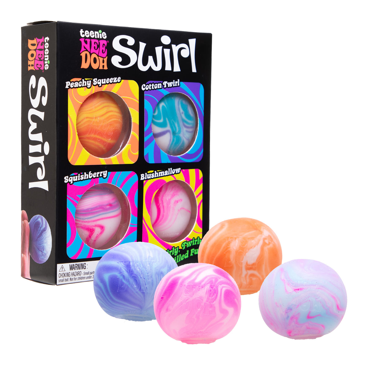 Schylling Teenie Nee Doh Swirl (4 pack)
