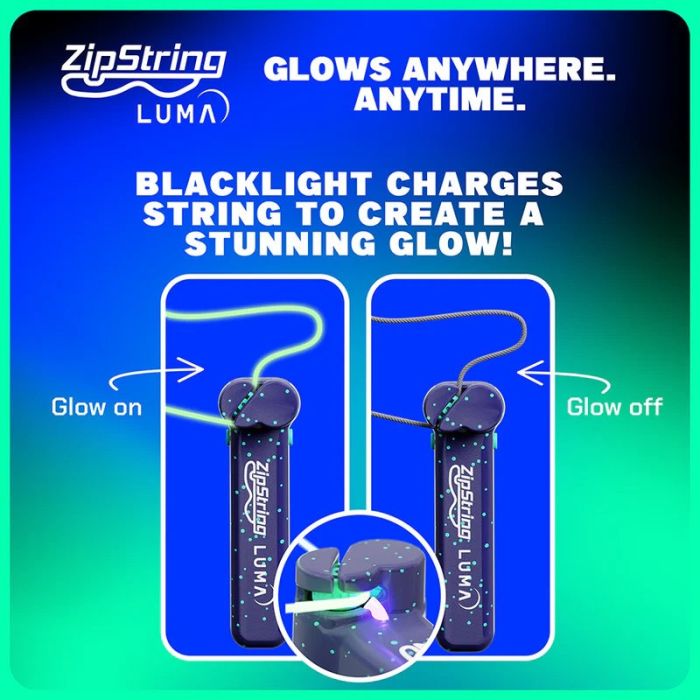 Zip String Luma Glow In The Dark