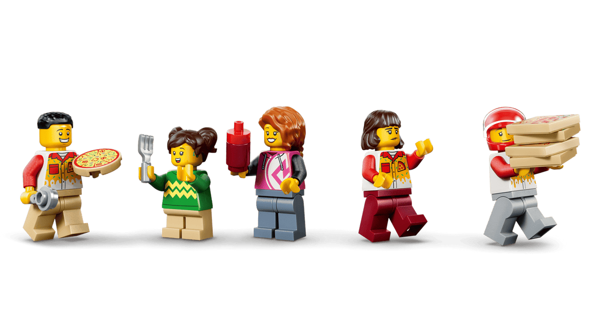 Lego 60496 City Pizza Delivery Experience with Vehicles