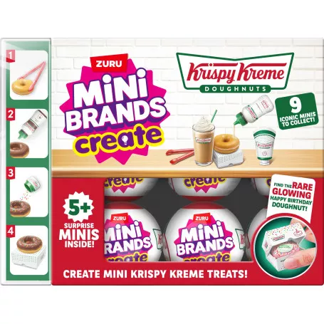 Zuru Mini Brands Create Krispy Kreme Doughnuts Series 1 Assorted