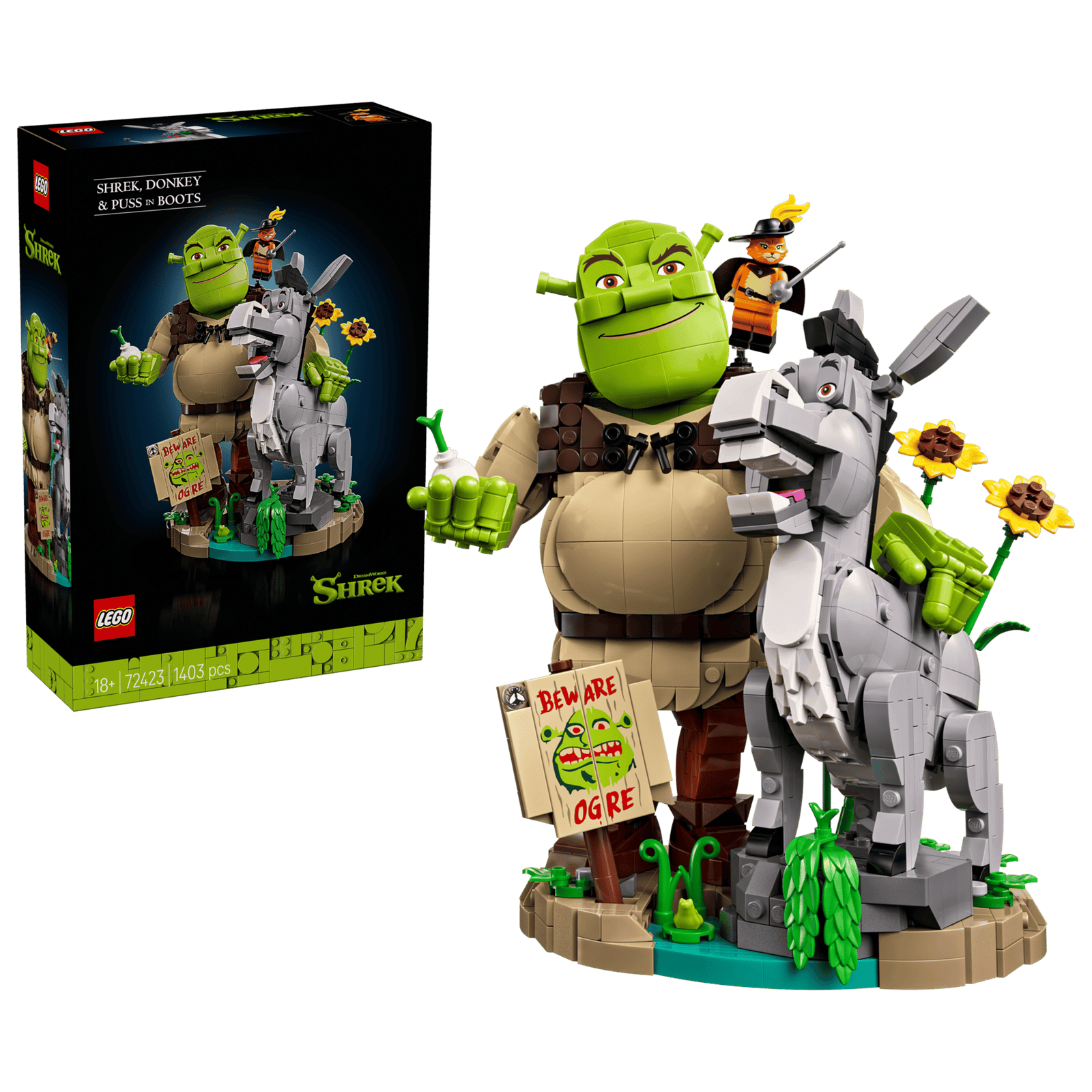 Lego 72423 Shrek, Donkey & Puss in Boots
