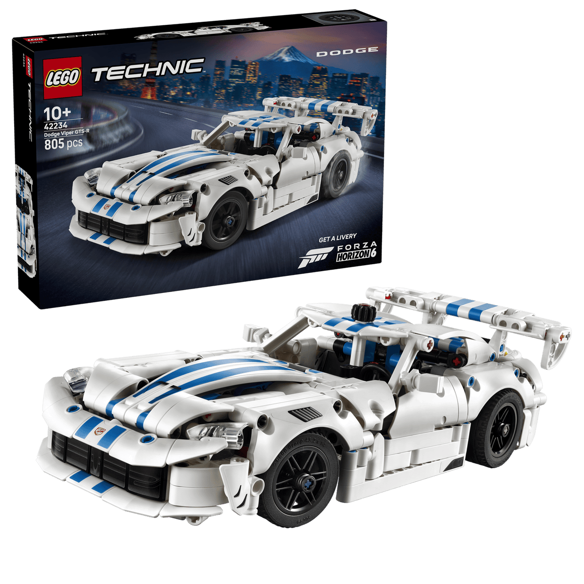 Lego 42234 Technic Dodge Viper GTS-R Sports Car