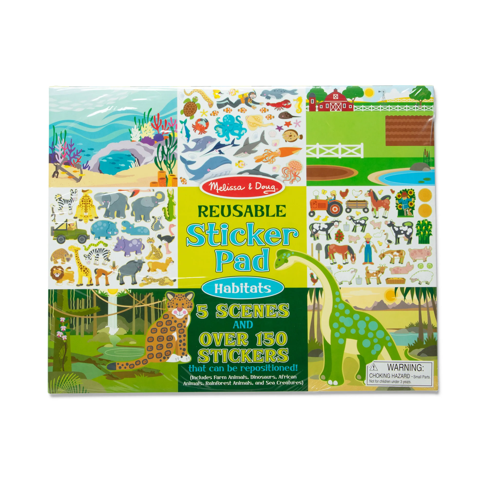 M&D 4196 Reusable Sticker Pad Habitats