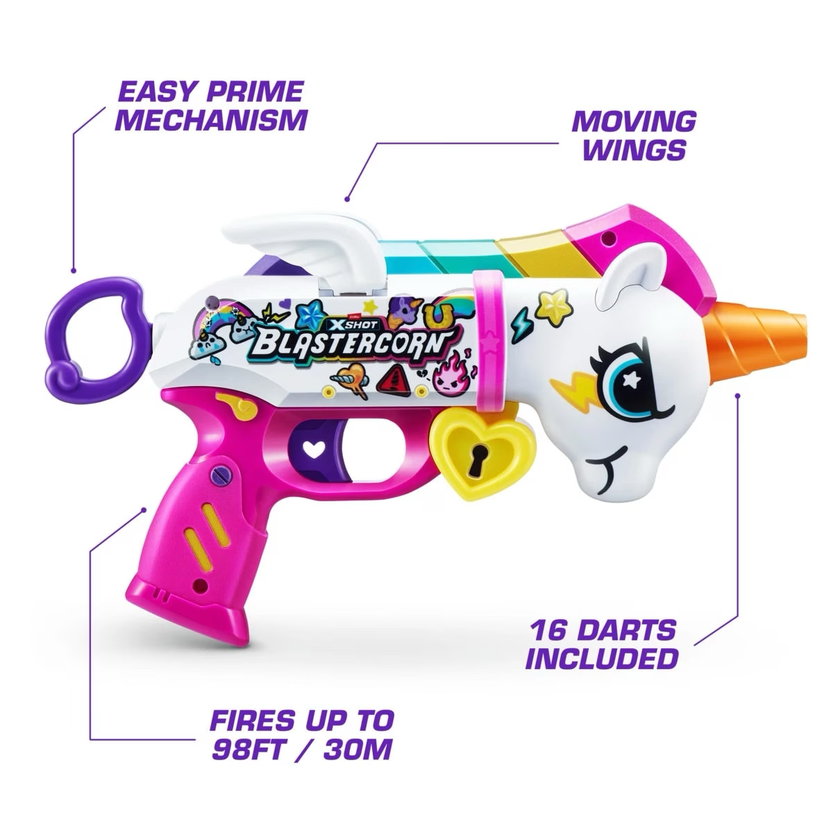 Zuru XShot Blastercorn with 16 Darts