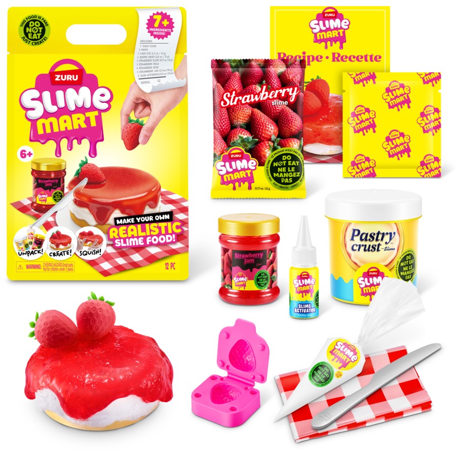 Zuru Slime Mart Small Shopping Basket Series 1 - Strawberry Cheese Cake