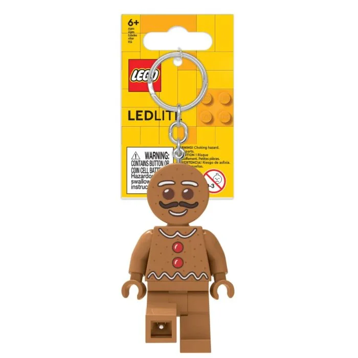 Lego Gingerbread Man Key Ring Light