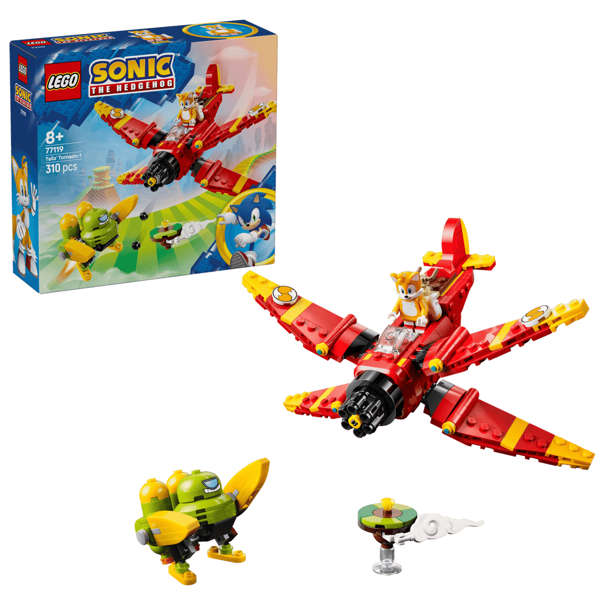 Lego 77119 Sonic Tails Tornado 1