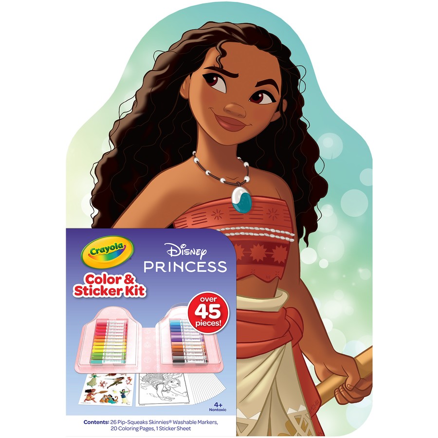 Crayola Colour & Sticker Kit DISNEY PRINCESS