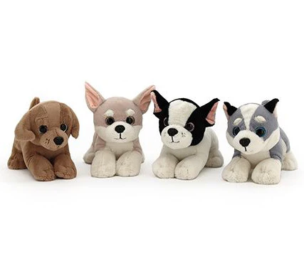 Lying Dog 20cm Plush Assorted