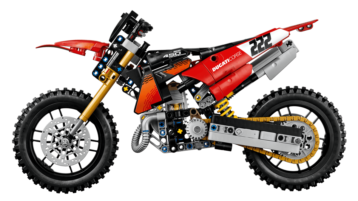 Lego 42238 Technic Ducati Desmo 450 MX Factory Motorcycle