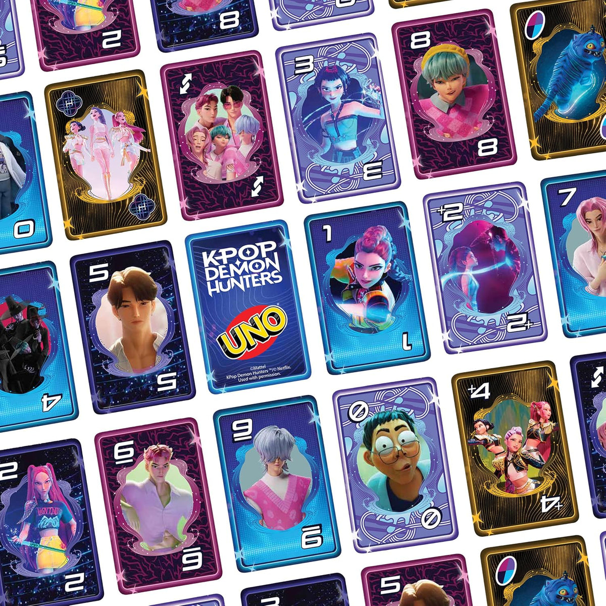 Kpop Demon Hunters UNO