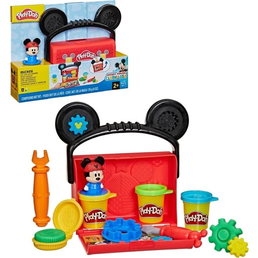 Play Doh Disney Jr - MICKEY On the Go Garage Playset